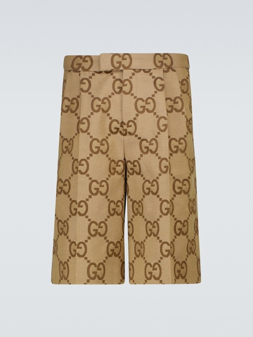 GUCCI Jumbo Gg Canvas Shorts - Beige/Ebony - Picture 3 of 12